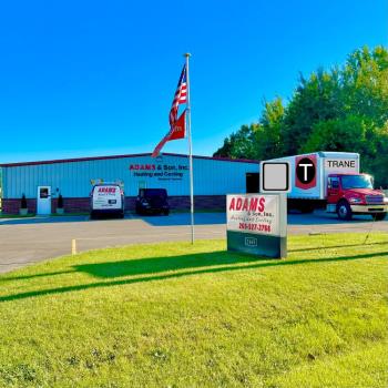 Exterior photo of ADAMS & Son's Custom Flames Showroom in Benton Harbor